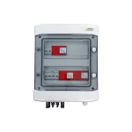 Rozdzielnica przyłączeniowa DC z ogranicznikiem przepięć DEHN 1000V, typu 1+2, 3x łańcuch PV, 3x MPPT, zab. przet. 6x15A