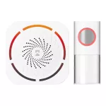 TULO AC, dzwonek bezprzewodowy sieciowy, learning system, 36 dźwięków, 150m, biały