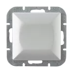 Łącznik p/t schodowy Pearl, 10A, 250V, WP-5P, srebrny