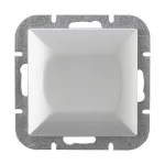 Przycisk dzwonek p/t Pearl, 10A, 250V, WP-6/7P, srebrny