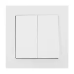 Łącznik p/t świecznikowy Malta, 10A, 250V, WP-2M, biały