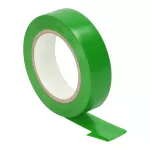 Taśma izolacyjna zielona, uniepalniona, szerokość 15mm, grubość 0,13mm, długość 10m