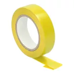 Zestaw 10 taśm izolacyjnych 15mm, żółta, uniepalniona, grubość 0,13mm, długość 10m