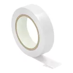 Zestaw 10 taśm izolacyjnych 15mm, biała, uniepalniona, grubość 0,13mm, długość 10m