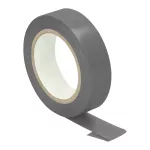 Taśma izolacyjna szara, uniepalniona, szerokość 15mm, grubość 0,13mm, długość 10m