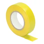 Taśma izolacyjna żółta, uniepalniona, szerokość 19mm, grubość 0,13mm, długość 20m