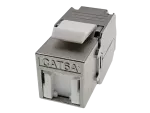Gniazdo keystone, RJ45, beznarzędziowe, ekranowane, kat. 6A, Q-LANTEC