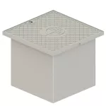 Skrzynka pobiercza 200x200x165 z dnem