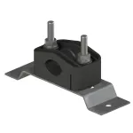 Uchwyt U-1 pojedynczy przyścienny fi 25-50 mm