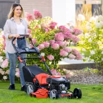 Kosiarka spalinowa Scheppach MS225-53E elektrostart + olej + nóż