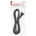 Przewód przyłączeniowy guma 2×1,5mm, 3m czarny