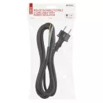 Przewód przyłączeniowy guma 3×2,5mm, 5m czarny