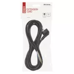Przewód przyłączeniowy PVC 3×1,5mm, 5m czarny