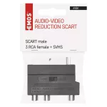 Redukcja SCART 3Cinch + SVHS