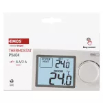 Ręczny termostat pokojowy, przewodowy, P5604