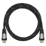 Przewód HDMI 2.0 wtyk A - wtyk A, nylon, 1,5m