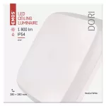 Oprawa LED kwadratowa DORI 18W IP54 neutralna biel