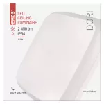 Oprawa LED kwadratowa DORI 24,5W IP54 neutralna biel