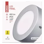 Oprawa LED okrągła 6W IP20 neutralna biel