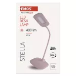 Lampa biurkowa LED STELLA różowa