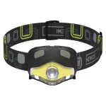 Latarka czołowa LED COB 3W + LED 3W, 220 lm, 100m 3× AAA