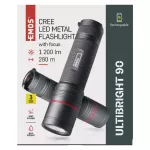 Latarka metalowa CREE LED Ultibright 90, 1200lm, ładowalna