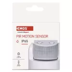 Czujnik ruchu PIR IP65 1200W biały
