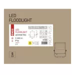Naświetlacz LED ASIMO asymmetric 50W, czarny, neutralna biel