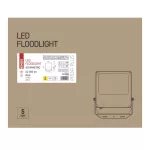 Naświetlacz LED ASIMO asymmetric 200W, czarny, neutralna biel