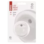 Lampka nocna LED do gniazdka 230V z czujnikiem P3315
