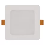 Panel LED wpuszczany RUBIC, kwadrat, biały, 9W, naturalna biel