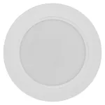 Panel LED natynkowy RUBIC 2w1, okrągły, biały, 9W, naturalna biel