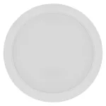 Panel LED natynkowy RUBIC 2w1, okrągły, biały, 24W, naturalna biel