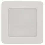 Panel LED natynkowy RUBIC 2w1, kwadrat, biały, 9W, naturalna biel