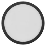 Panel LED natynkowy NEXXO, okrągły, czarny, 12,5W, CCT
