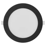 Panel LED wpuszczany NEXXO, okrągły, czarny, 12W, CCT
