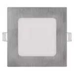 Panel LED wpuszczany NEXXO, kwadrat, srebrny, 7W, CCT