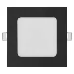 Panel LED wpuszczany NEXXO, kwadrat, czarny, 7W, CCT