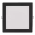 Panel LED wpuszczany NEXXO, kwadrat, czarny, 18W, CCT