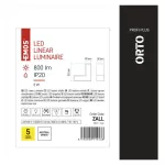 Oprawa liniowa LED ORTO LCON 8W, biała neutralna