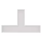 Oprawa liniowa LED ORTO TCON 12W, biała neutralna