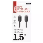 Przewód HDMI 2.1 wtyk A – wtyk A, 1,5m