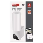 GoSmart Kamera zewnętrzna obrotowa IP-300 TORCH z Wi-Fi i lampą, biała