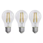 Żarówka LED Filament A60 / E27 / 5 W (75 W) / 1 060 lm / neutralna biel 3PK