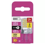 Żarówka LED Classic JC / G9 / 4 W (40 W) / 470 lm / ciepła biel, 2PK