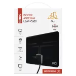 Antena pokojowa CITY LEAF-C600, DVB-T2, DAB, filtr LTE/4G/5G