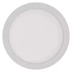 Panel LED natynkowy NEXXO, okrągły, biały, 7,6W, neutralna biel