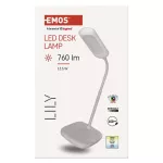 Lampa biurkowa LED LILY biała