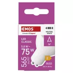 Żarówka LED Classic MR16 / GU10 / 5,8 W (75 W) / 565 lm / neutralna biel