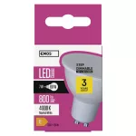 Żarówka LED Classic MR16 / GU10 / 7 W (60 W) / 800 lm / neutralna biel/ ściemnialna 3x
